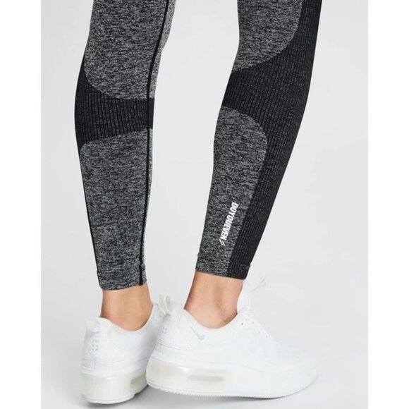DOYOUEVEN Impact Seamless Leggings Sz XS Black Gray - Picture 4 of 11